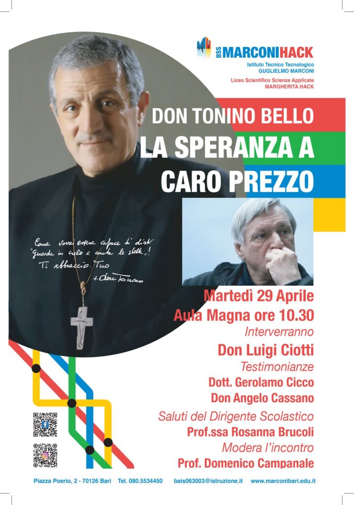 Locandina evento Don Ciotti